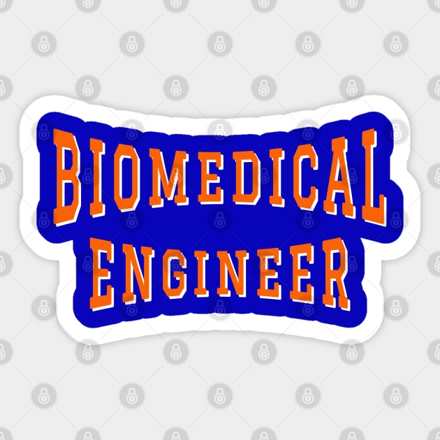 Biomedical Engineer in Orange Color Text Sticker by The Black Panther